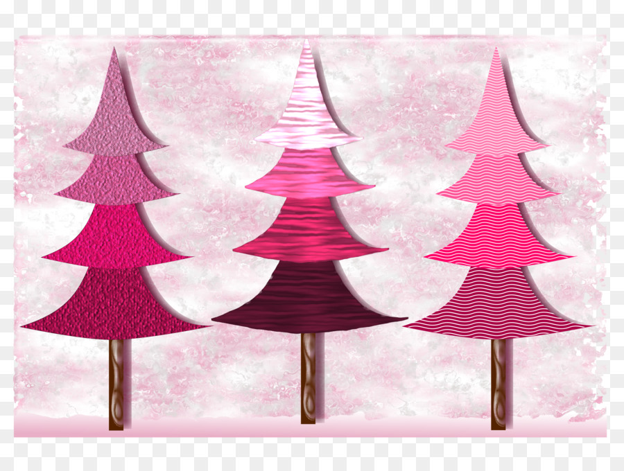 Arboles De Navidad Rosados，Arboles De Navidad PNG