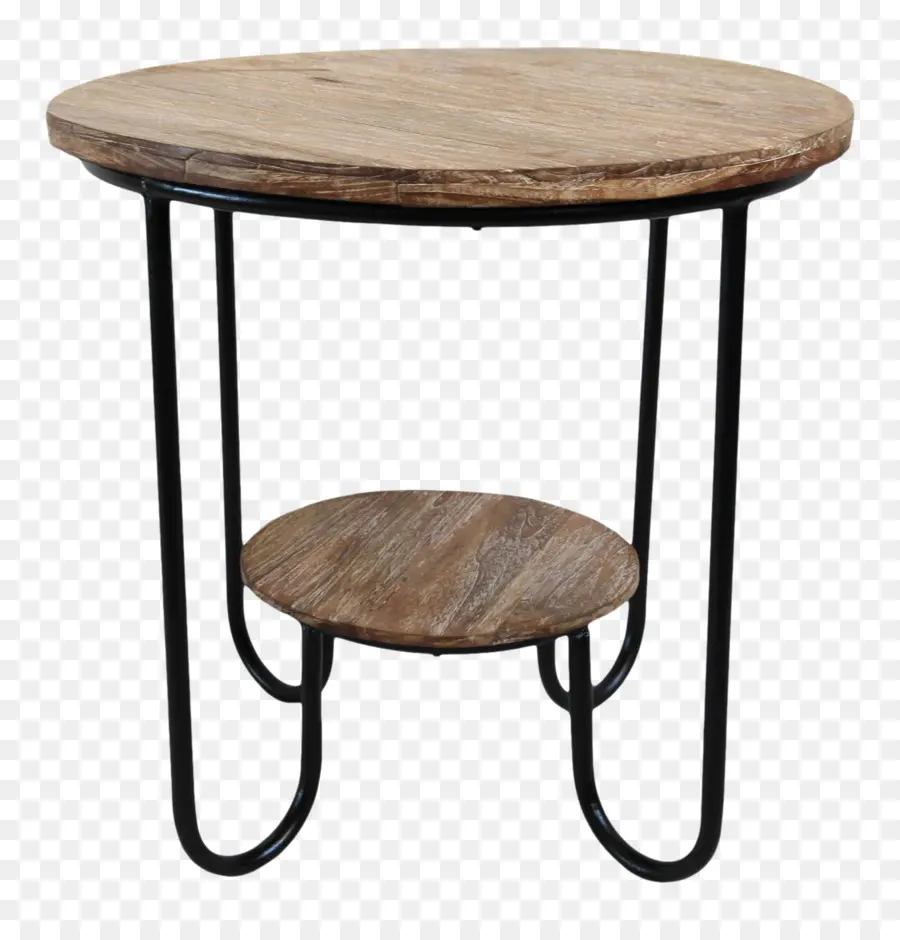 Mesa De Madera，Redondo PNG