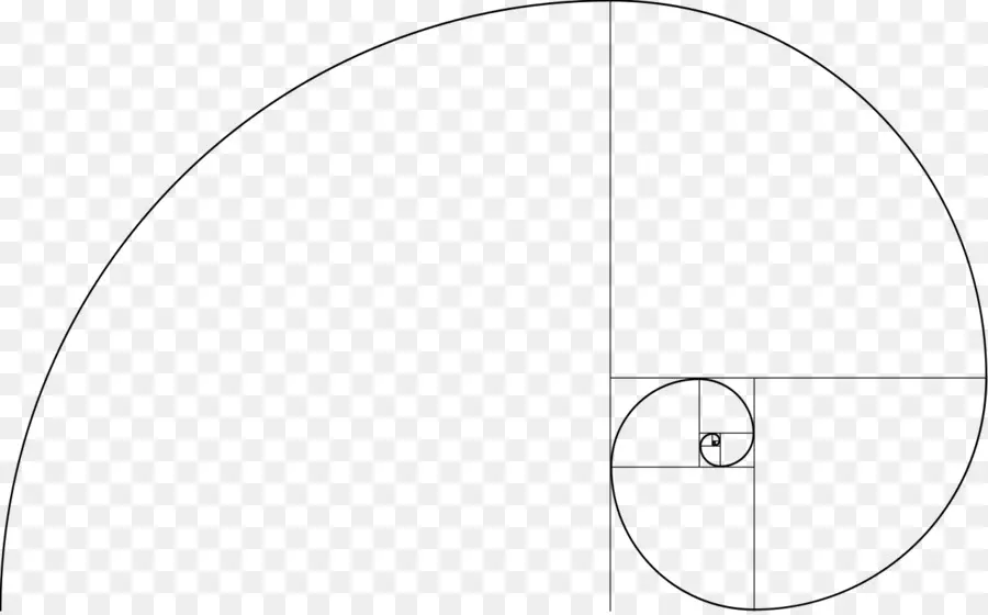 Número Fibonacci，Espiral Dorada PNG