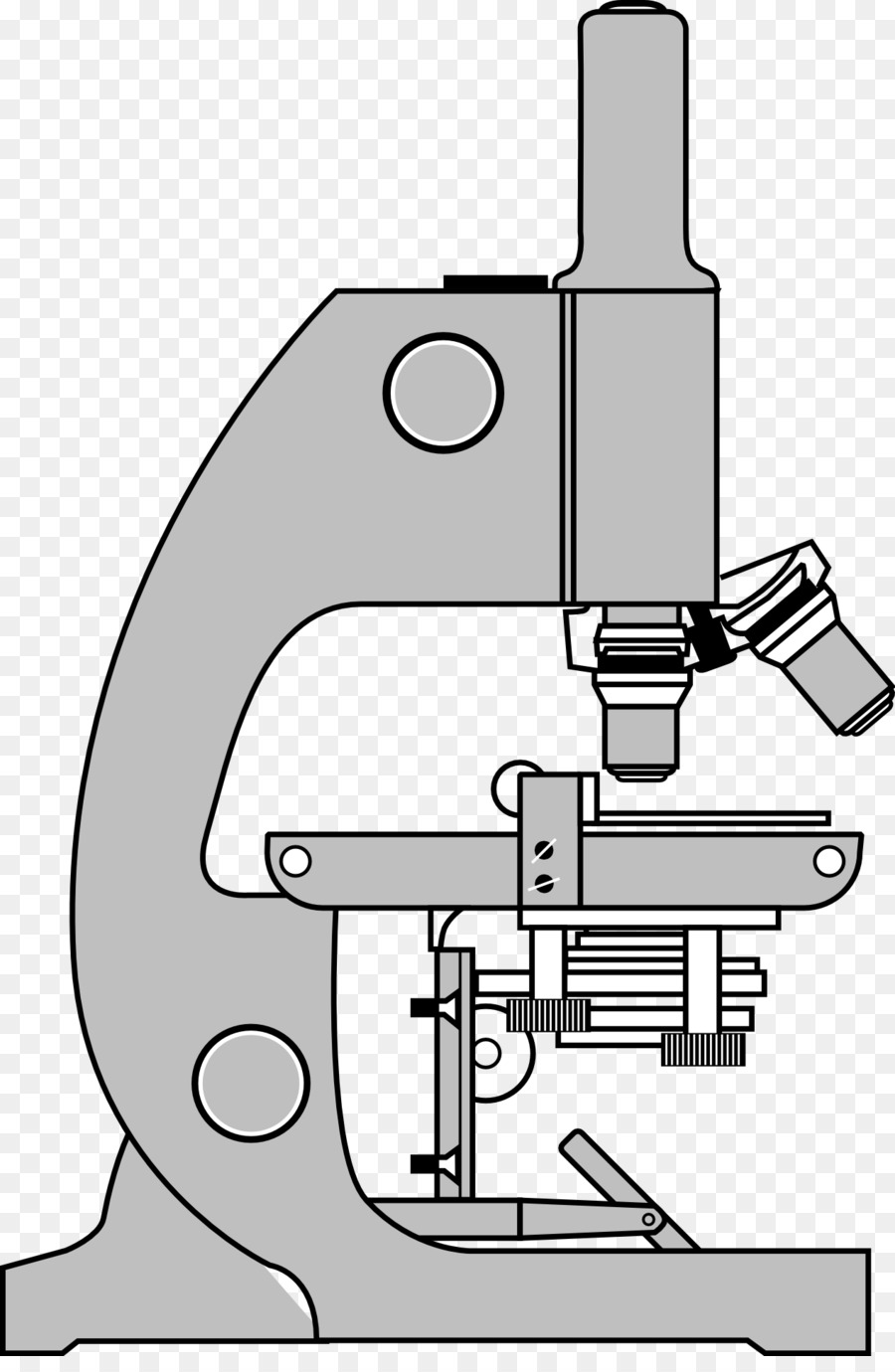 Microscopio，Microscopio óptico PNG