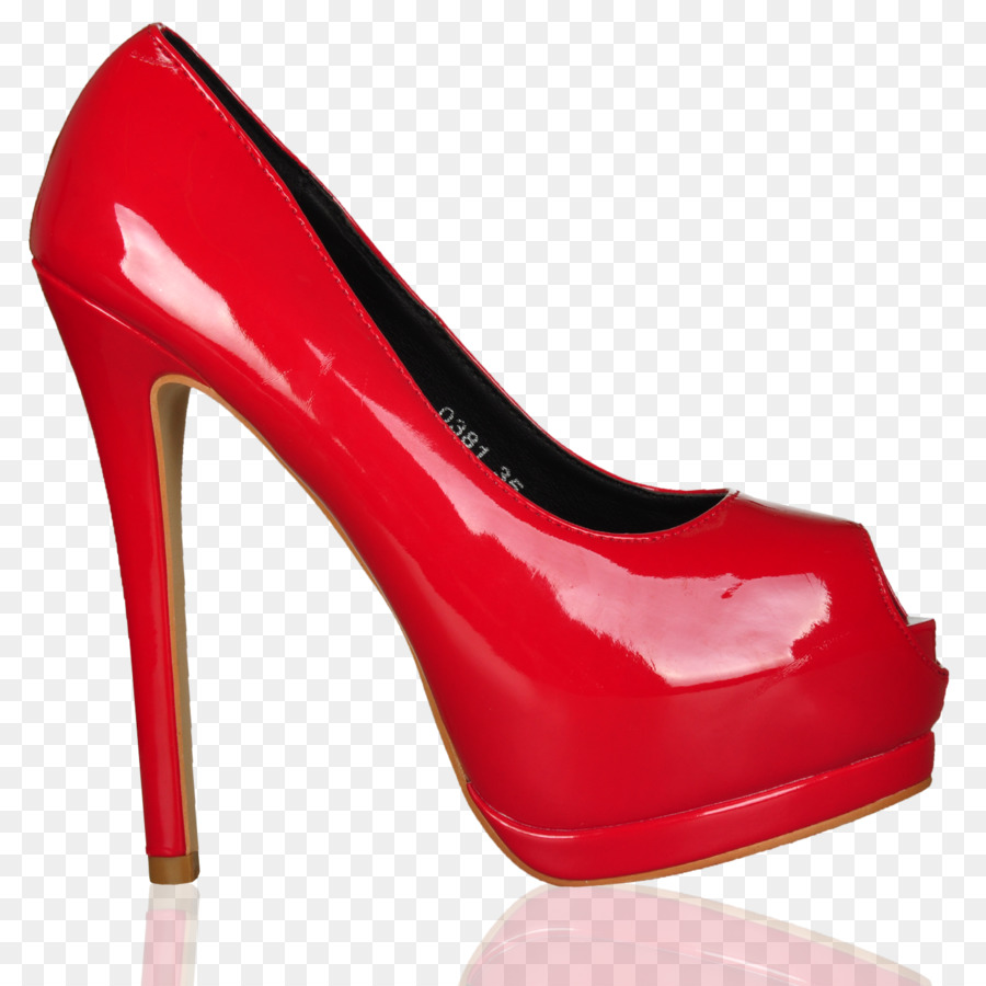 Tacón Alto Rojo，Zapato PNG