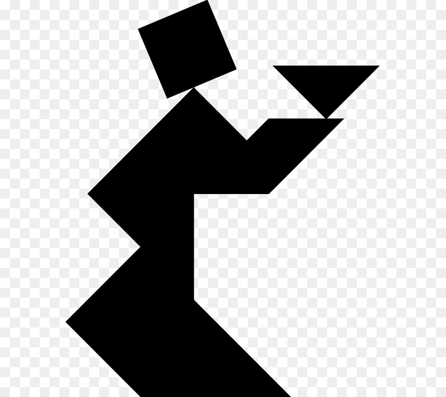 Figura De Tangram，Rompecabezas PNG