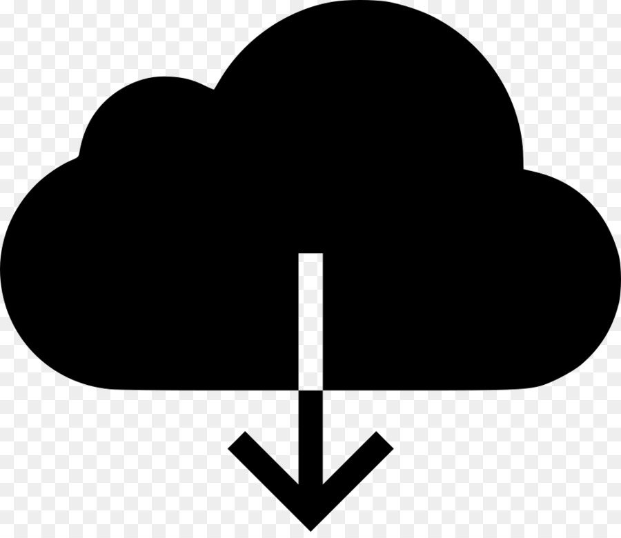 Icono De Descarga En La Nube，Nube PNG