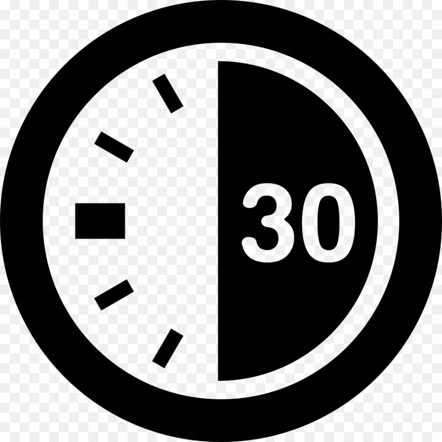 Temporizador De 30 Minutos，Reloj PNG