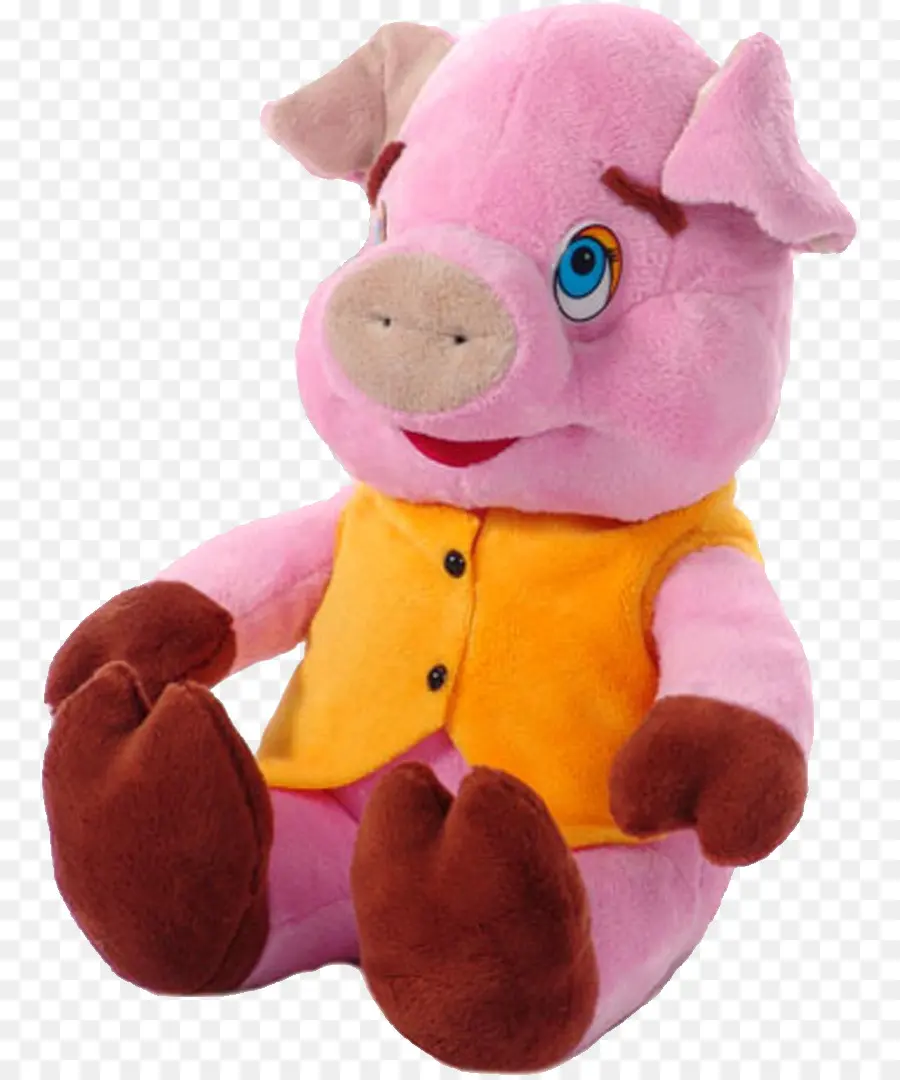 Cerdo Rosa，Animal De Peluche PNG