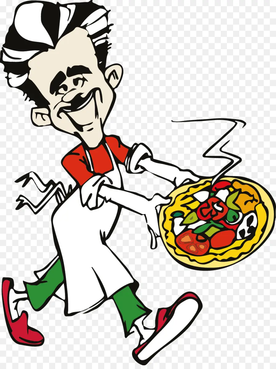 Chef De Pizza，Cocinar PNG