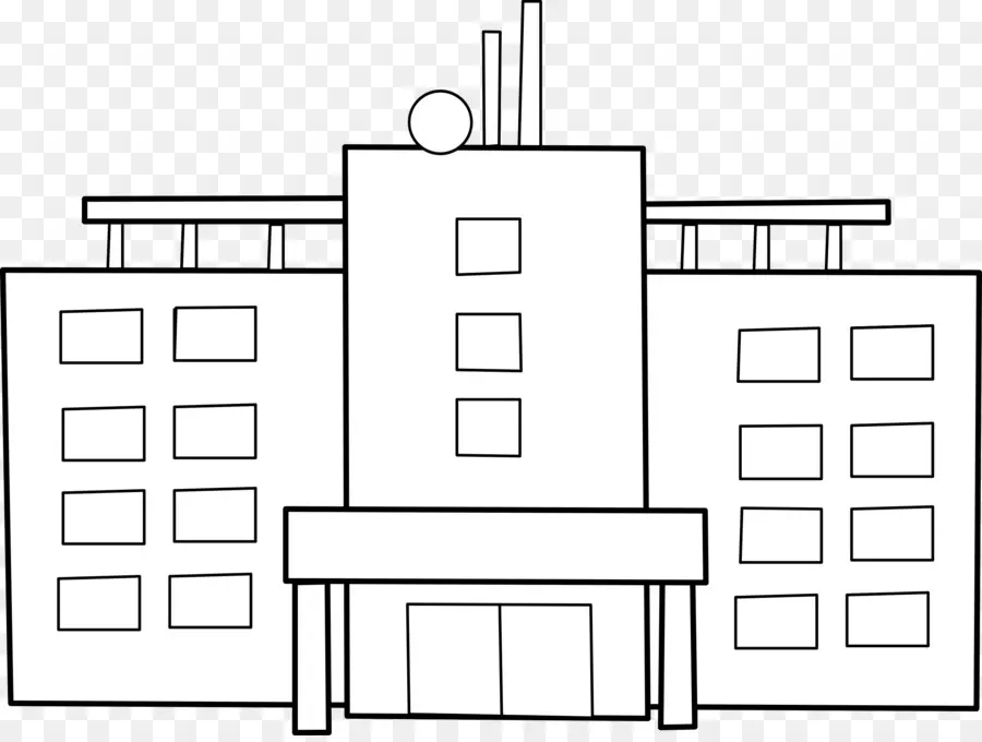 Hospital，Dibujo PNG