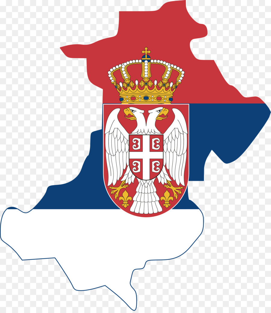 Mapa De Serbia，Bandera PNG