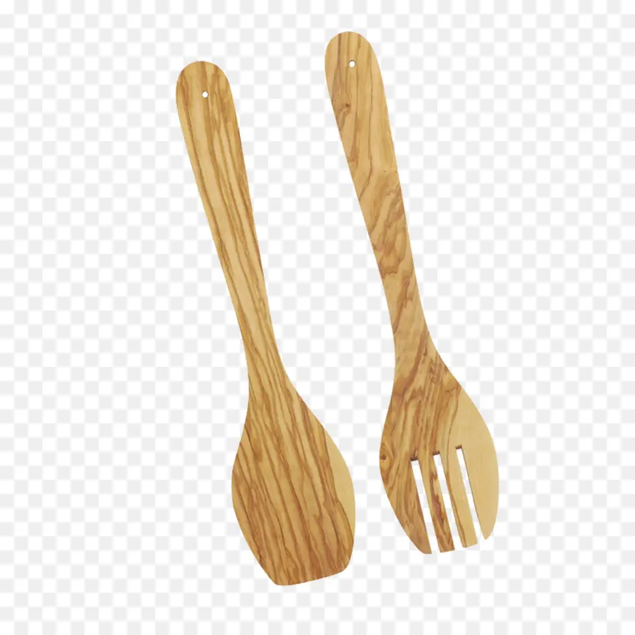 Cubiertos De Madera，Tenedor PNG