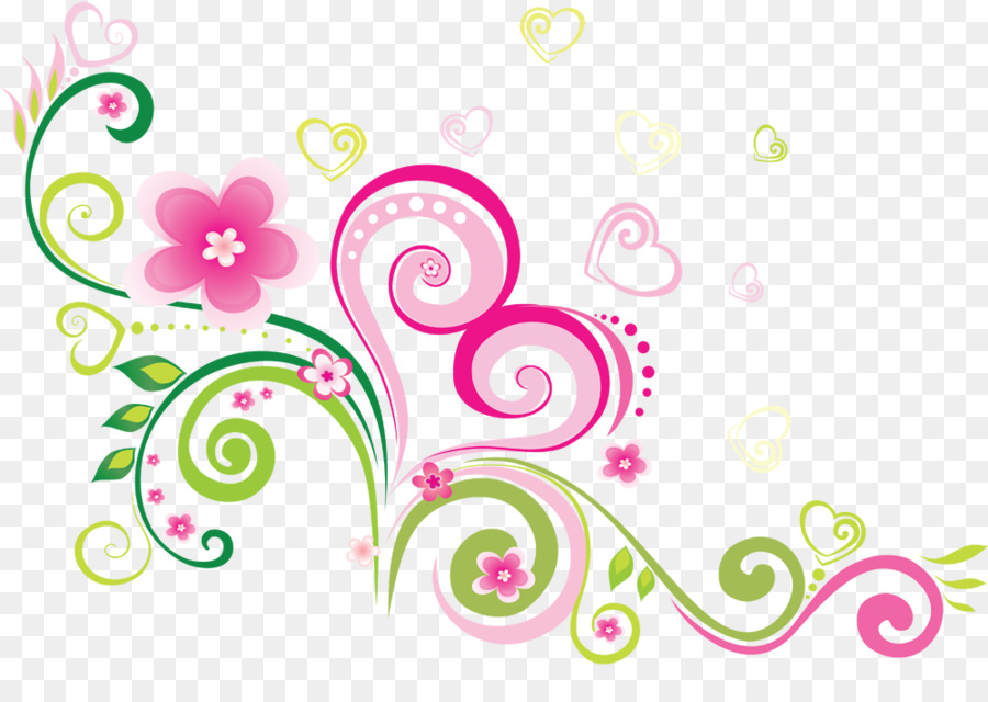 Diseño Floral，Flores PNG