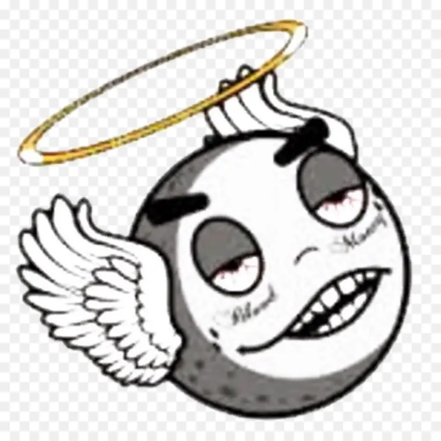 ángel Emoji，Halo PNG