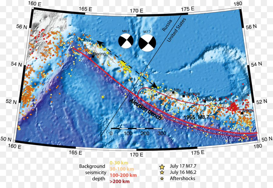 1964 Terremoto De Alaska，Terremoto PNG