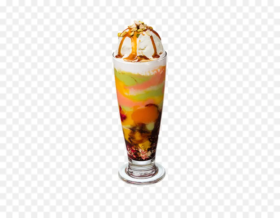 Helado Con Frutas Y Nueces，Helado PNG