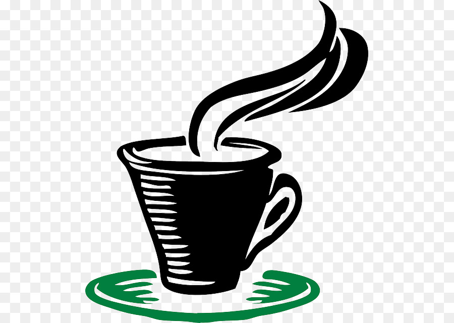 Taza De Café Negro，Taza PNG