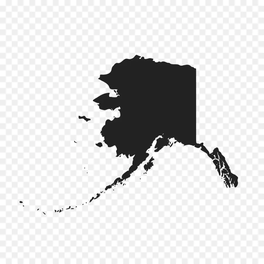 Alaska，Mapa Del Vector PNG