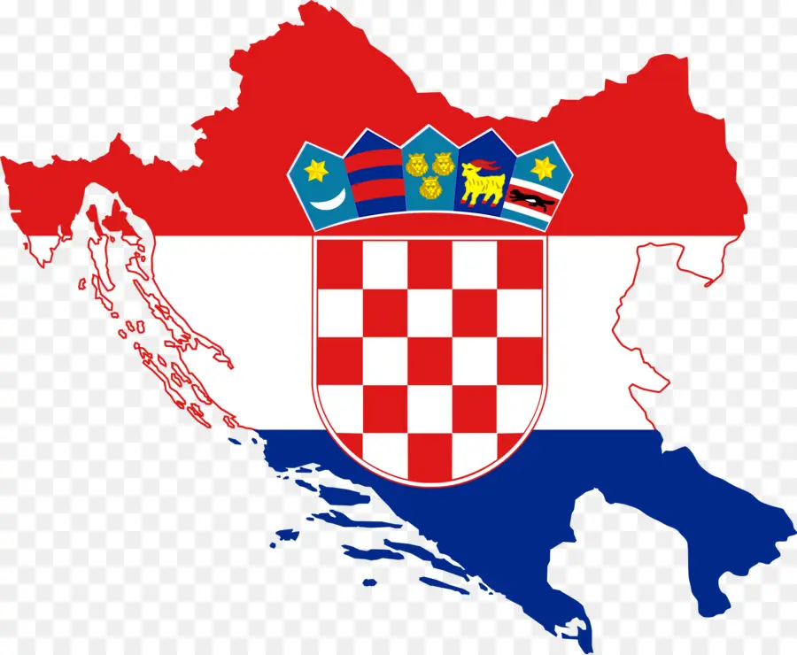 Mapa De Croacia，Bandera PNG