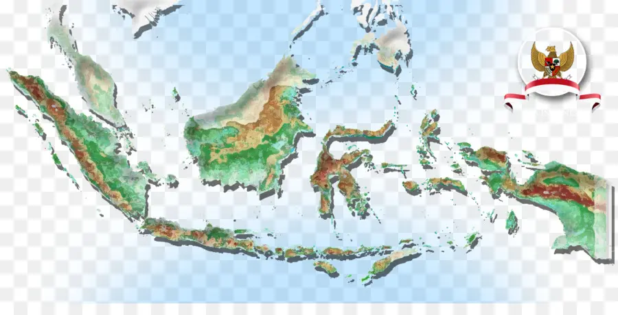 Mapa De Indonesia，Geografía PNG