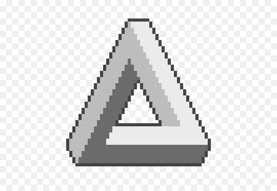 El Triángulo De Penrose，Pixel Art PNG