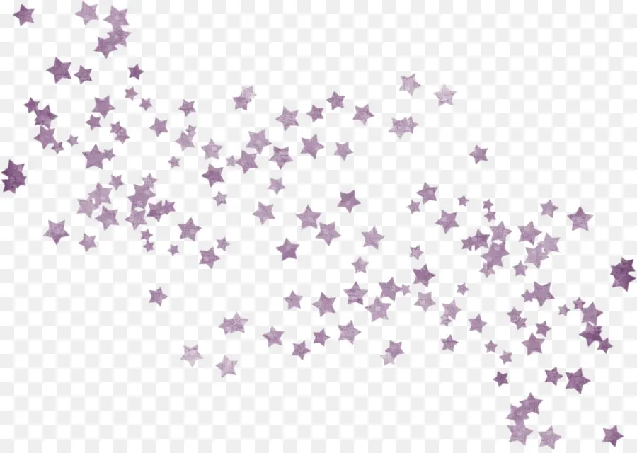 Estrellas Moradas，Confeti PNG