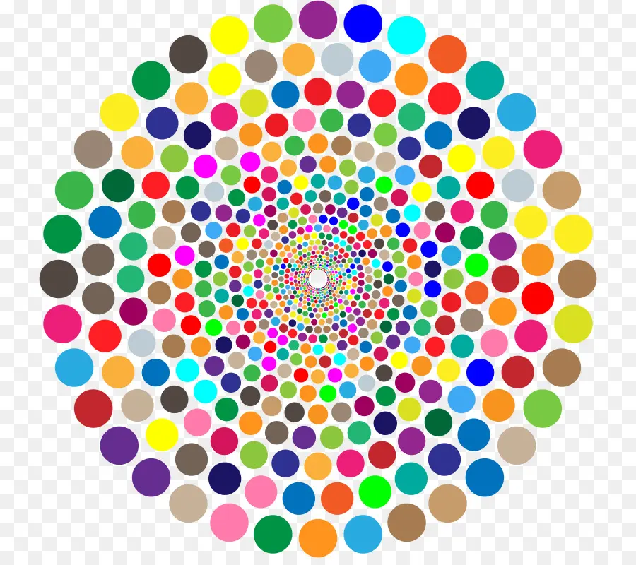 Puntos De Colores，Color PNG