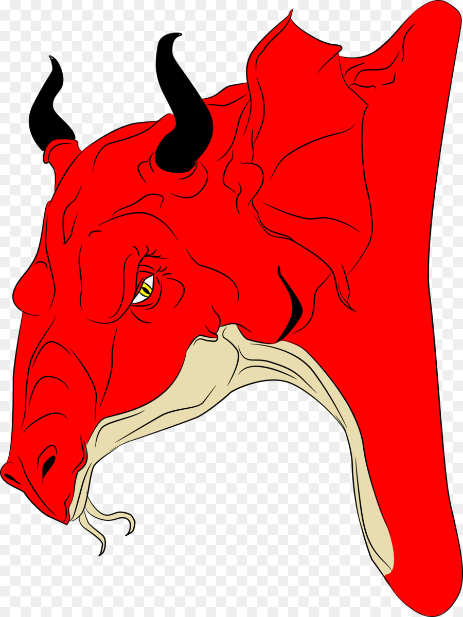 Rojo，Dragón PNG