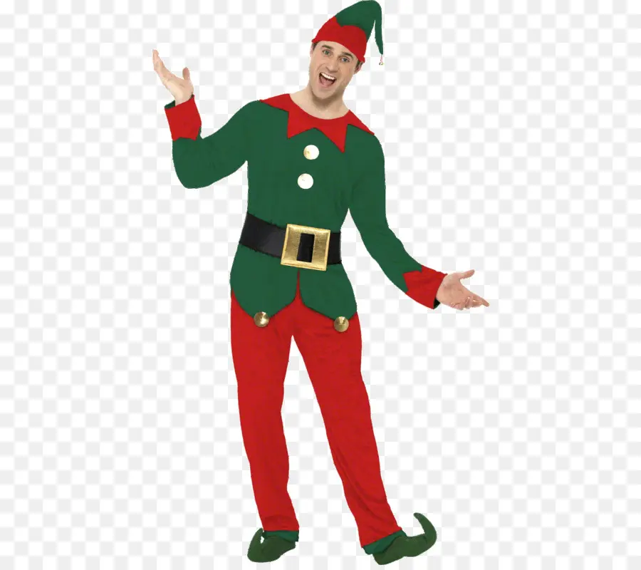 Disfraz De Elfo，Navidad PNG