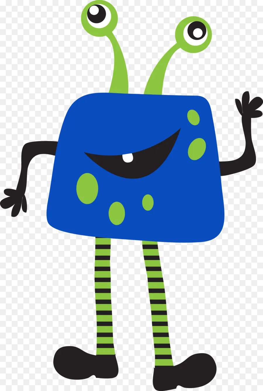 Extraterrestre Azul，Dibujos Animados PNG