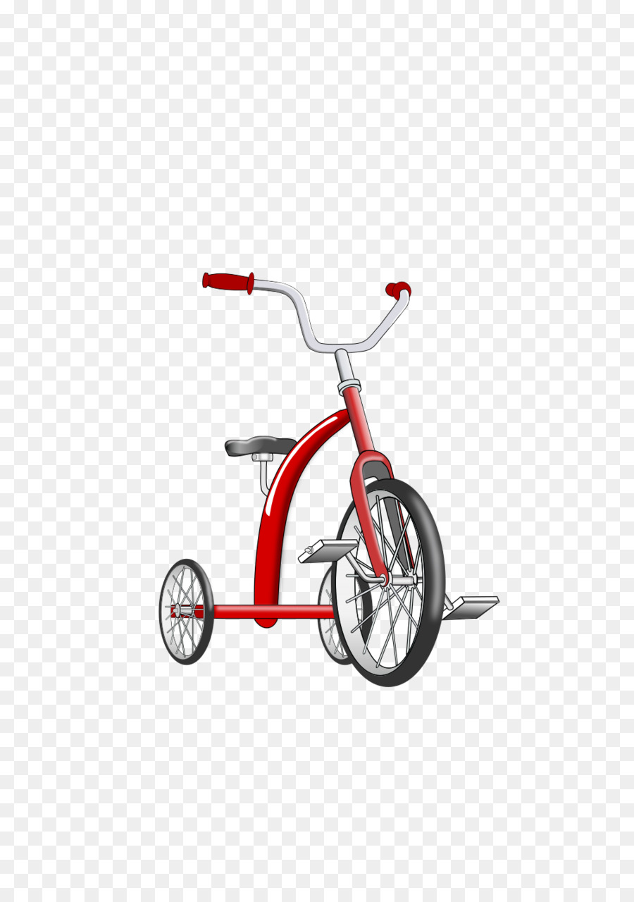 Triciclo，Rojo PNG