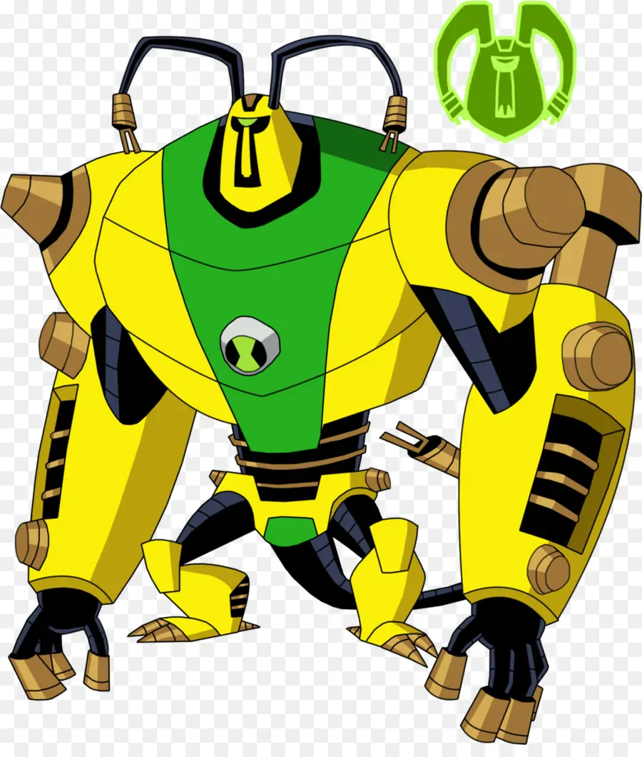 Robot，Amarillo PNG