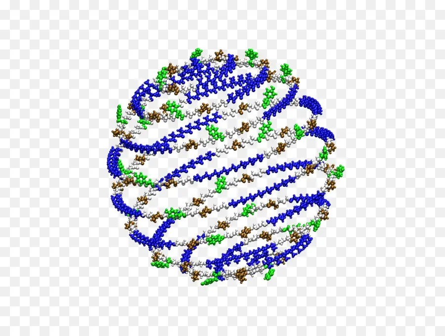 Estructura Molecular，Azul PNG