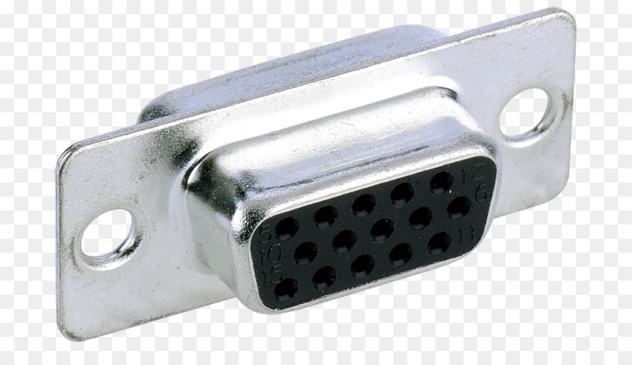 Dsubminiature，Conector Eléctrico PNG