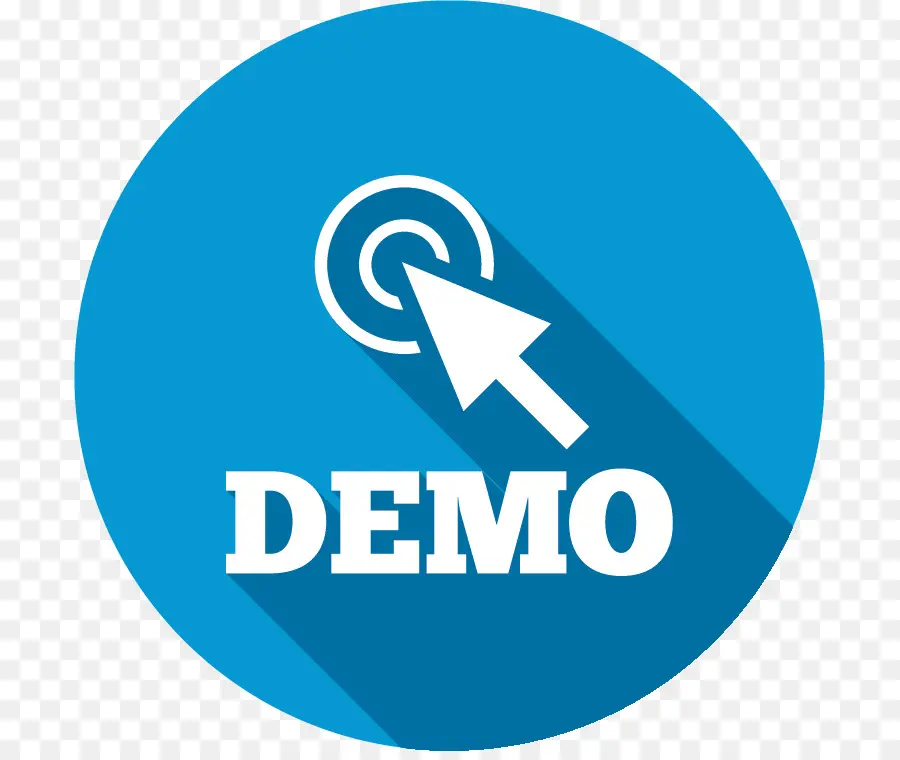 Icono De Demostración，Azul PNG