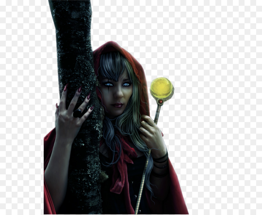 Mujer Con Personal，Magia PNG