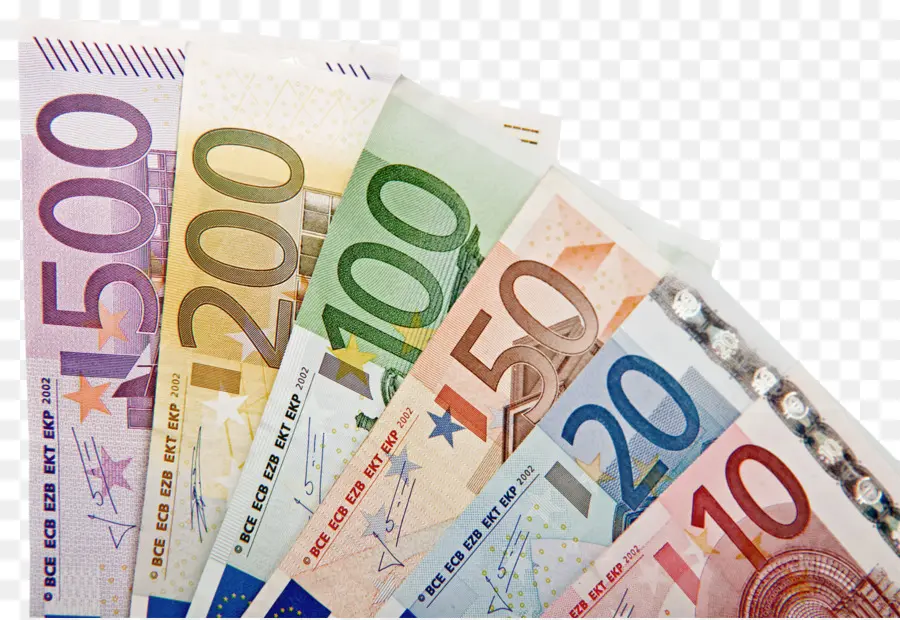 La Unión Europea，Los Billetes En Euros PNG