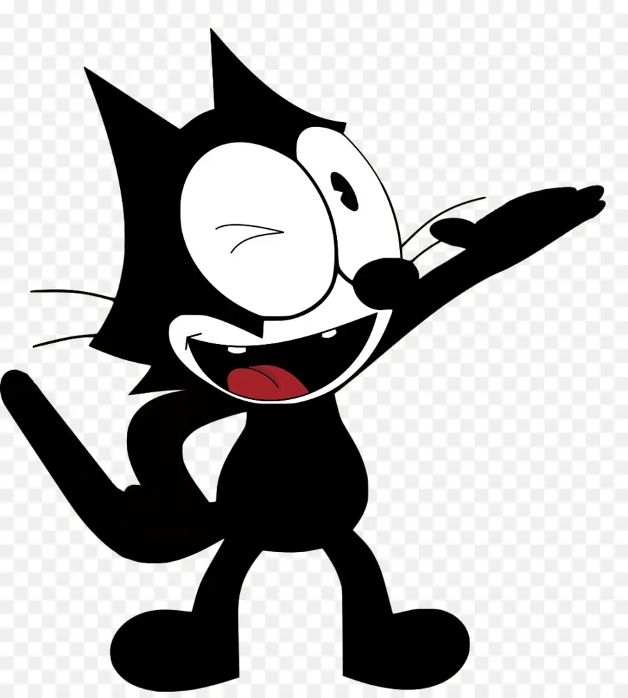 Gato De Dibujos Animados，Negro PNG