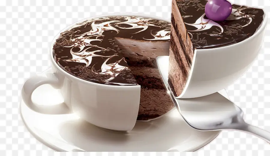 Café，Pastel De Chocolate PNG