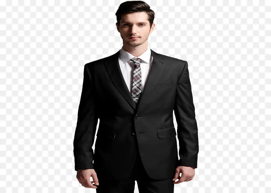 Hombre De Traje Negro，Formal PNG