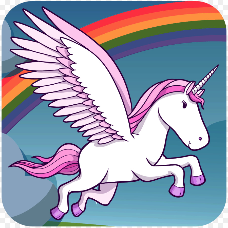 Unicornio，Melena PNG