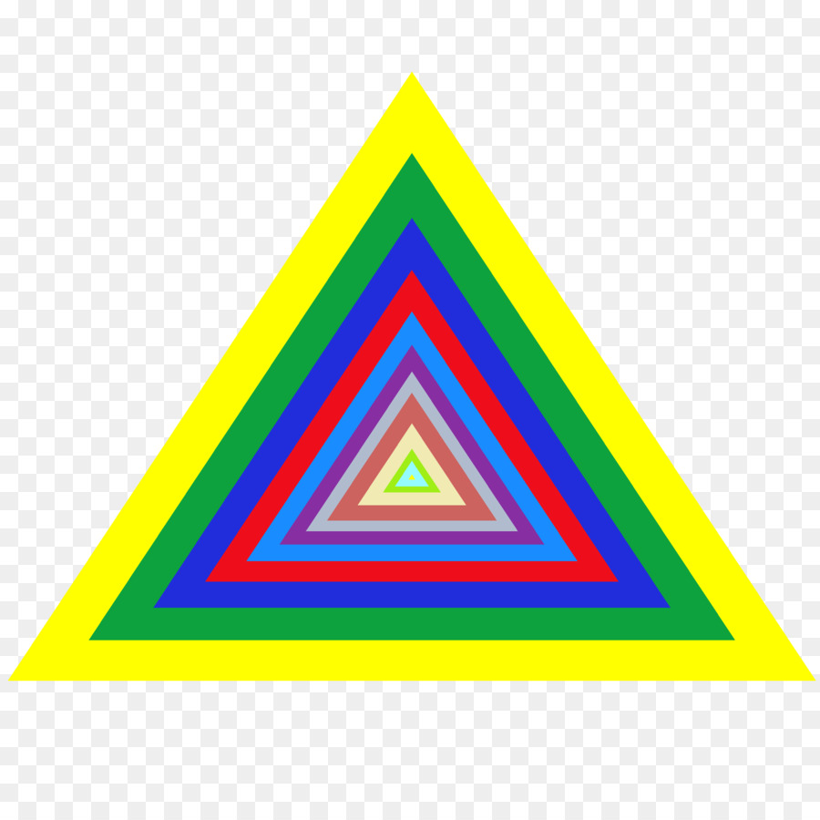 Triángulo Del Arco Iris，Vistoso PNG