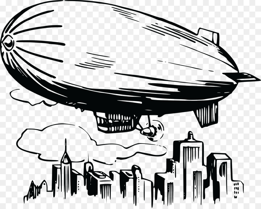 Godyear Blimp，Dirigible PNG