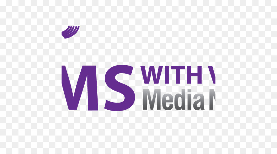 Logotipo De La Red De Medios，Texto Morado PNG