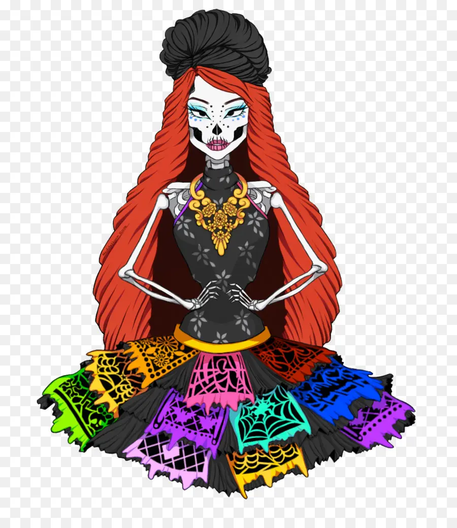 Monster High，Skelita Calaveras PNG