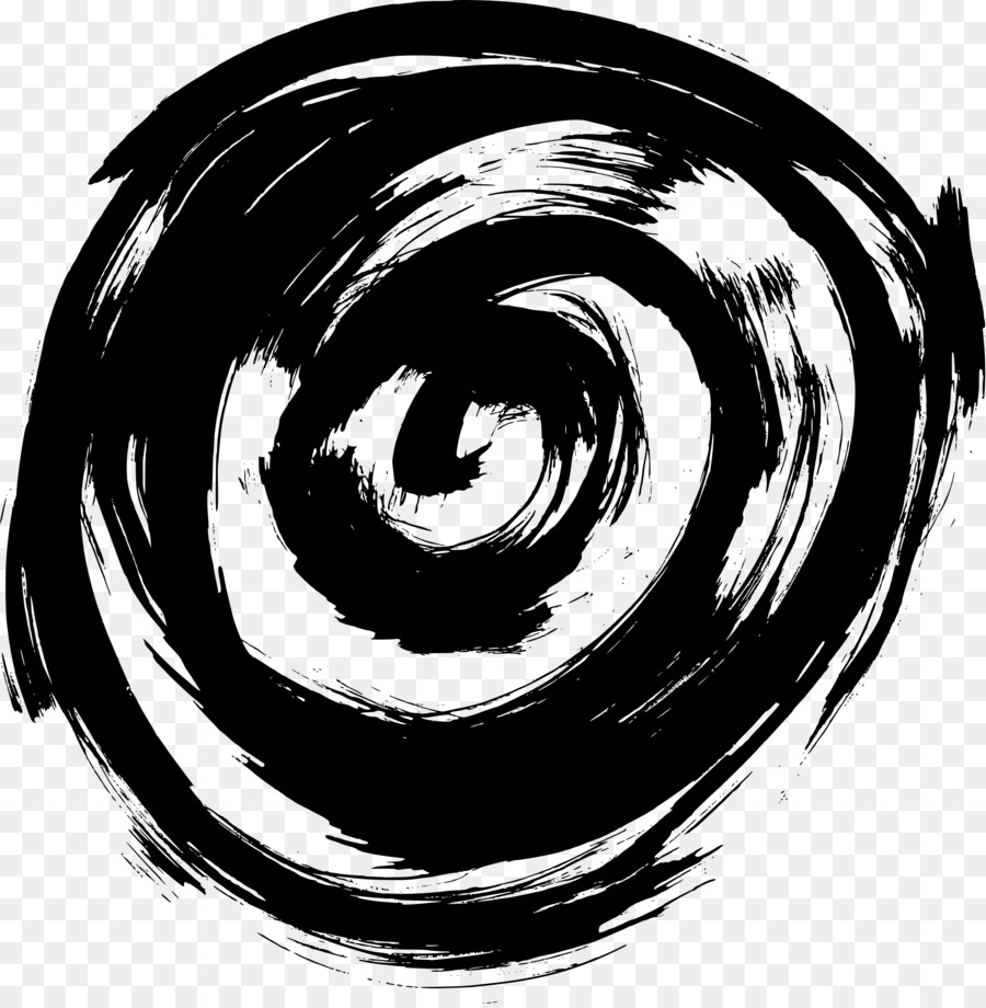 Espiral，Negro PNG