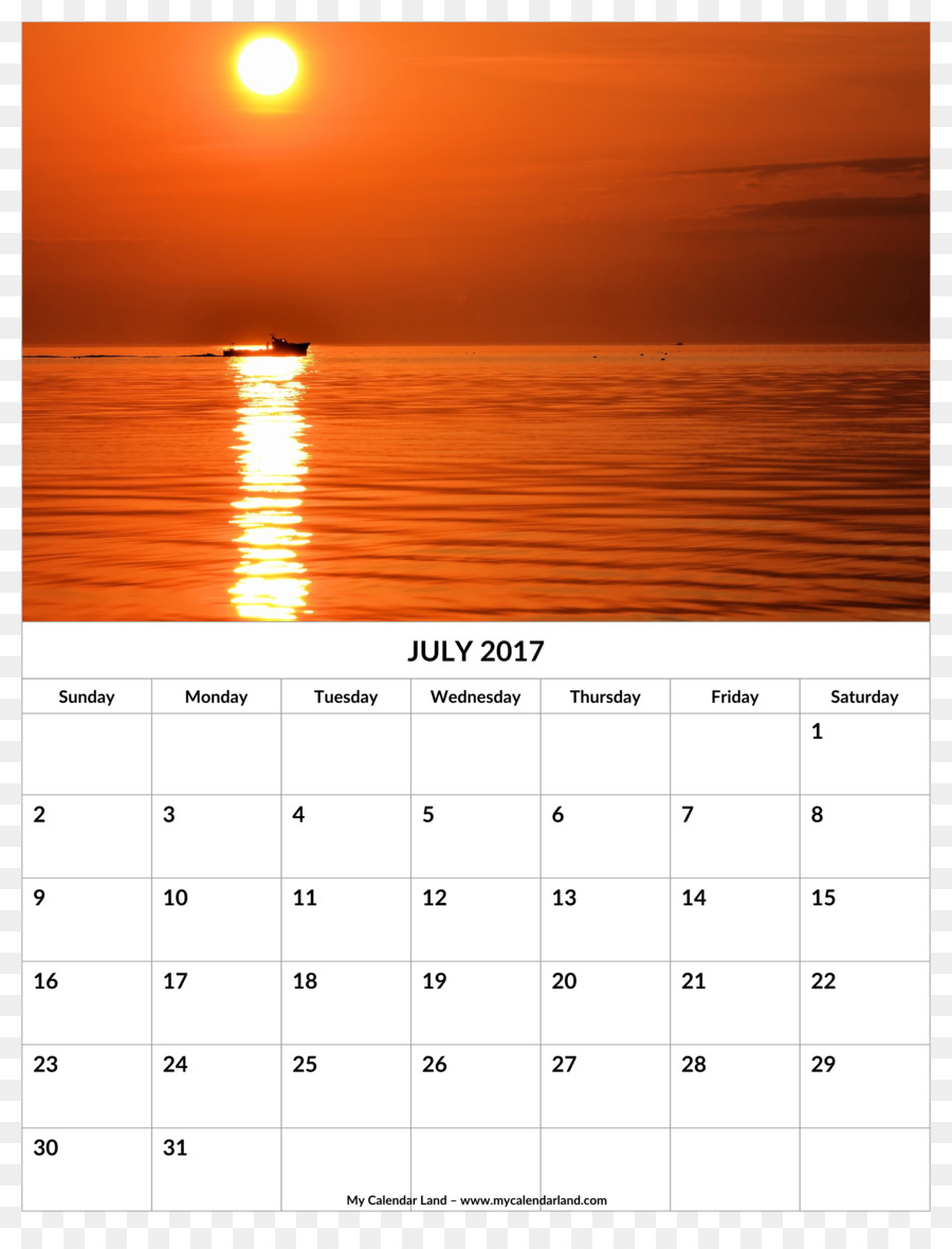 Calendario，De Junio De PNG