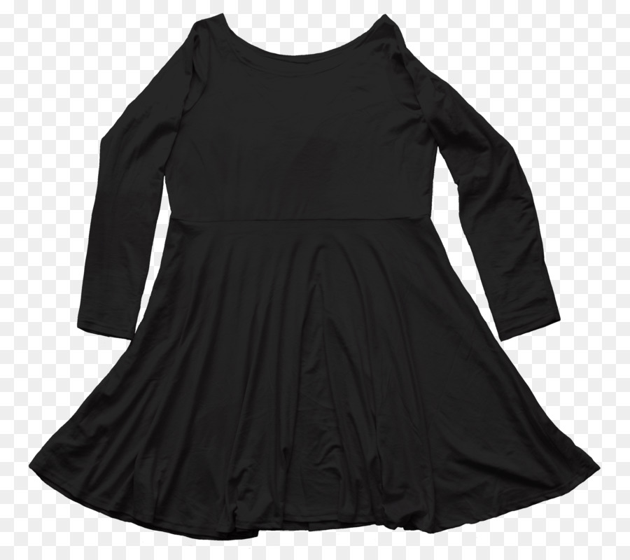 Pequeño Vestido Negro，Hombro PNG