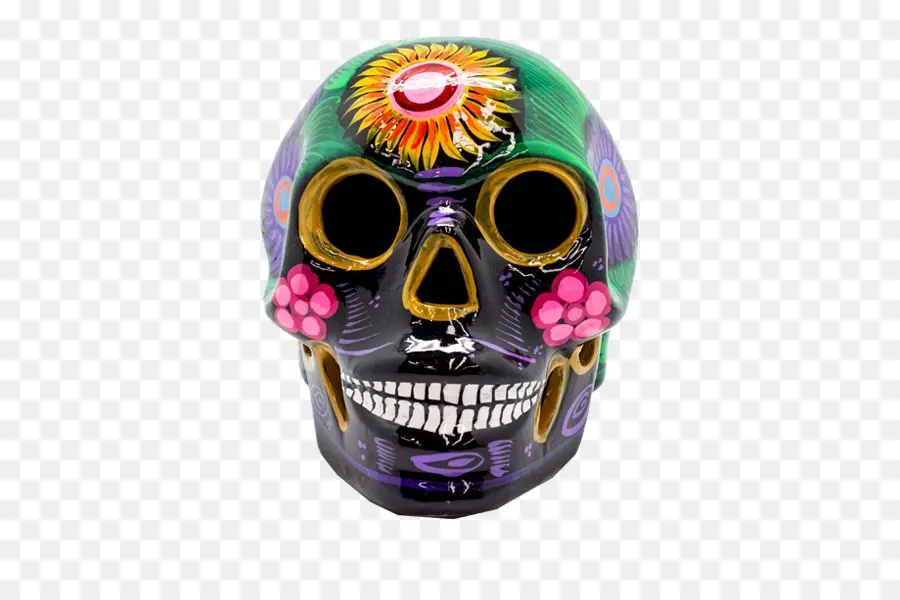 Calavera De Azúcar，Rojo PNG