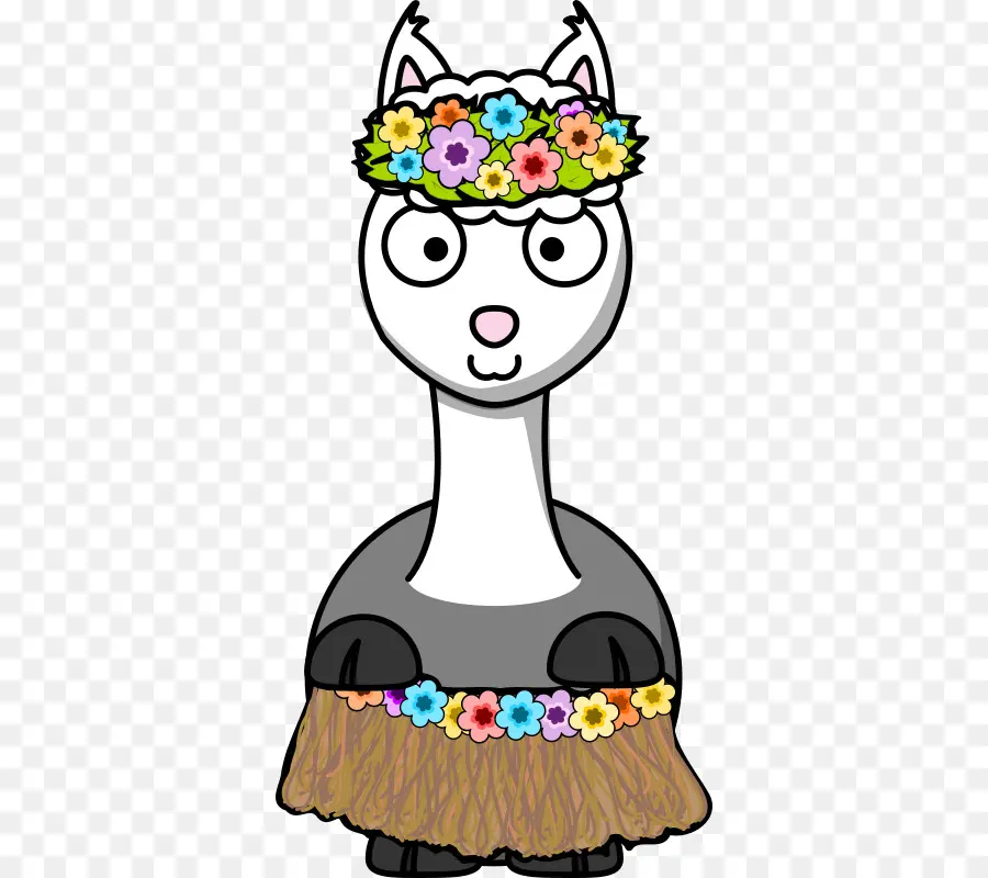 Llama，Falda Hula PNG