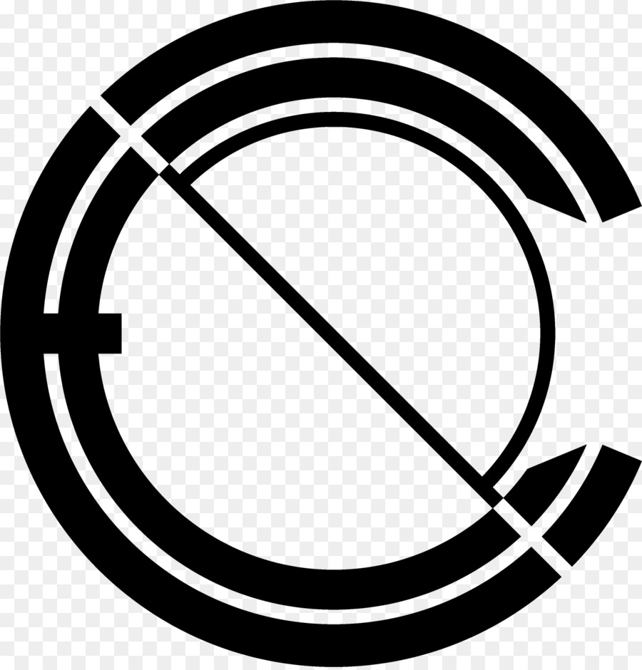 Símbolo Circular Negro，Diseño PNG