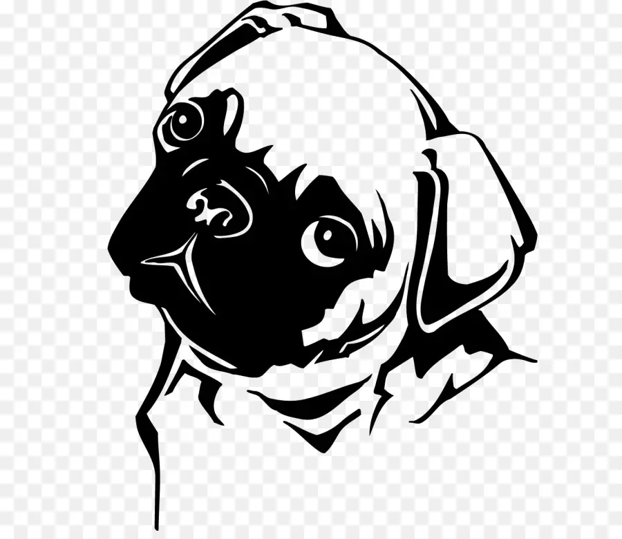 Dibujo De Pug，Perro PNG