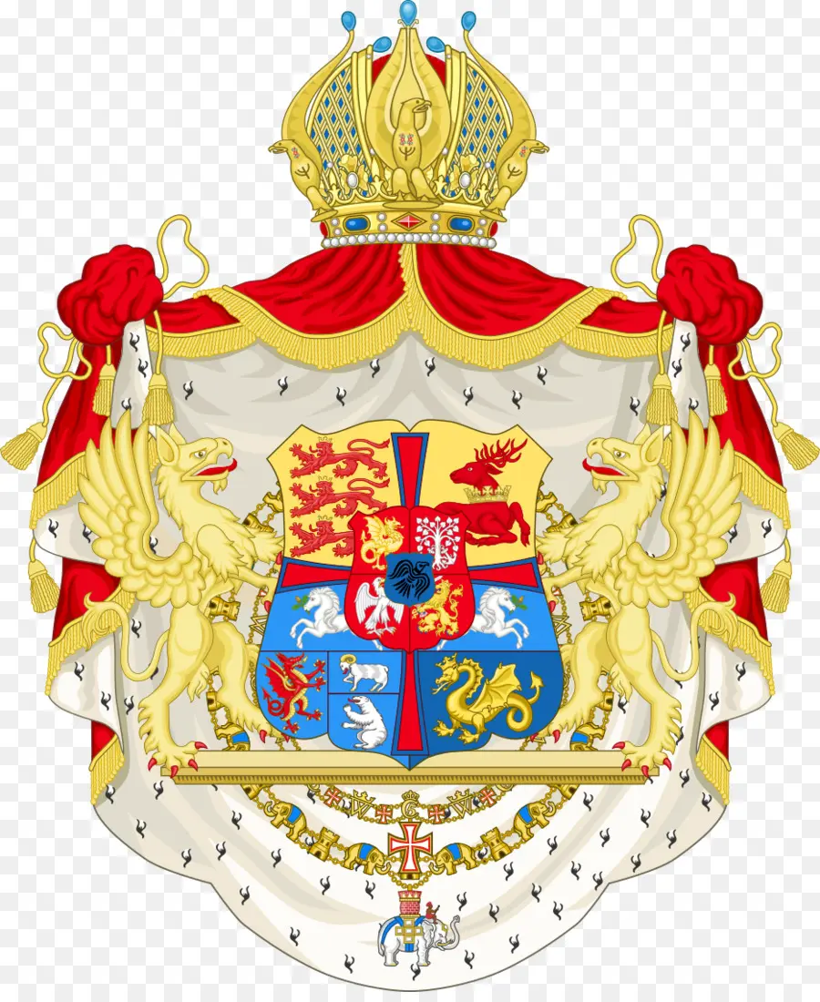Escudo De Armas De Dinamarca，El Real Escudo De Armas Del Reino Unido PNG